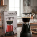 ماكينة تحضير الإسبريسو الكهربائية (Moka Pot) – قهوة إيطالية أصلية بضغطة زر