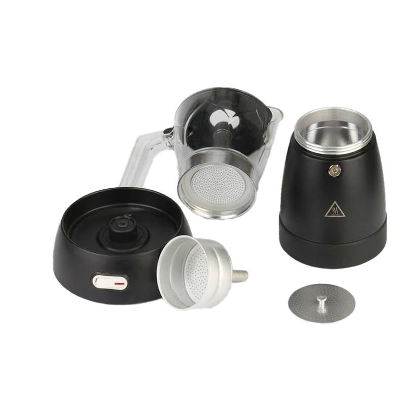 ماكينة تحضير الإسبريسو الكهربائية (Moka Pot) – قهوة إيطالية أصلية بضغطة زر