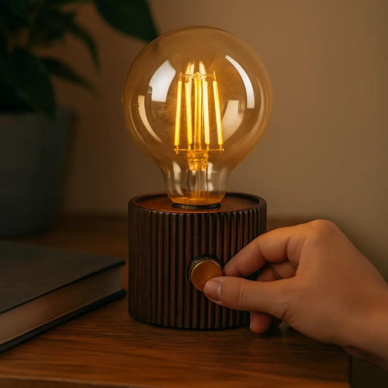 مصباح طاولة LED بتعتيم قابل للتعديل – إضاءة عصرية بلمسة كلاسيكية