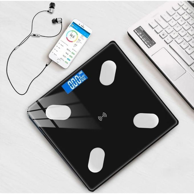 ميزان ذكي لتحليل الجسم Bluetooth – متابعة الوزن ومؤشرات الجسم عبر الهاتف